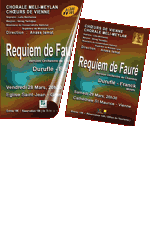 Affiche Requiem de Fauré
