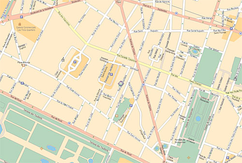 Plan d'accès à La Sourdière