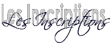 Inscriptions
